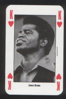 James Brown  pop music  playing card #141