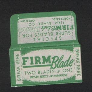 Lamette da barba Rare Razor Blade Wrappers U S A 452