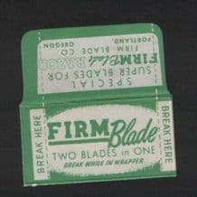 Lamette da barba Rare Razor Blade Wrappers U.S.A #452