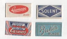 Mix lot Razor Blade Wrappers Lamette da barba #138