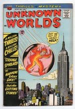 Old American Comic book Unknown Worlds # 44. issued in 1965