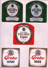 Old beer bottle Beer labels Germany 2 pages #033