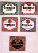 Old beer bottle Beer labels Germany 3 pages #061