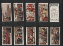 old cigarette cards London Ceremonial 1929 complete