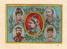 OLD match box labels Royalty Queen Victoria & others #112