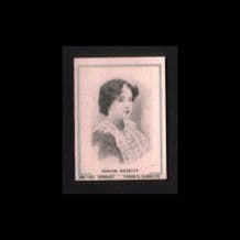 Old silk cigarette card movie star film star #926