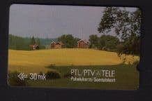 Phonecard 1989 Telephone card D1 Finland very RARE #293