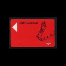 Phonecard rare early Scandinavian Telephone card #127