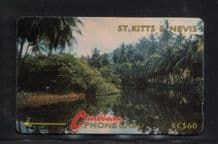 Phonecard Telephone card D18 St.Kitts #260