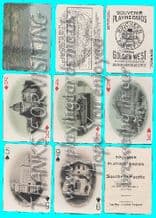 Playing cards Golden West Souvenir 1910 by Southern Pacific Rail