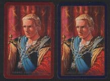 Playing cards Laurence Olivier as Hamlet 1960's,