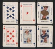 Playing cards Military Fortune Tellers 1918