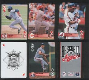 playing cards Non-standard Baseball aces 1995