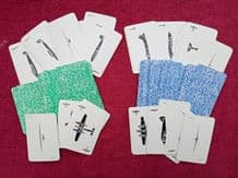 Playing cards World War 2. Aircraft Recognition