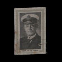 RARE old Silk cigarette card Admiral Jackson #538