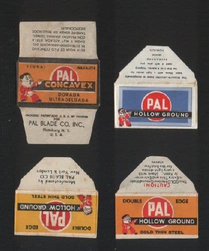 Rare Razor Blade Wrappers Lamette da barba 498