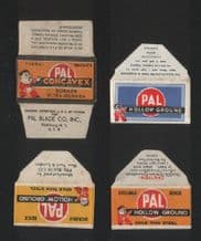 Rare Razor Blade Wrappers Lamette da barba #498