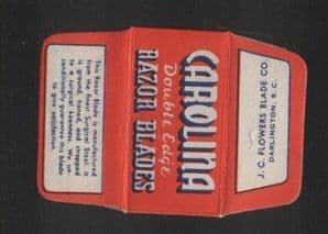 Rare U.S.A  Razor Blade Wrappers Lamette da barba #678