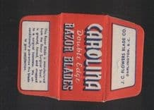 Rare U.S.A Razor Blade Wrappers Lamette da barba #678