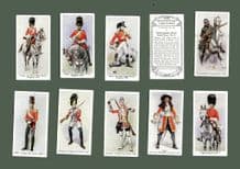 Regimental Uniforms 1936 cigarette insert cards B.A.T.