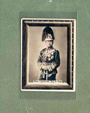 SIAM Thailand OLD Cigarette card KING OF SIAM #359