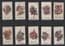 Siamese Tobacco cigarette cards set 1917 Siam Thailand Khun Chang Phaen