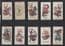 Siamese Tobacco cigarette cards set 1917 Siam Thailand Khun Chang Phaen