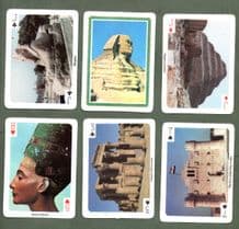 Souvenir Collectible playing cards. deck scene of Egypt