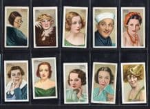 Stars of screen & stage 1935 Cigarette cards set 1935