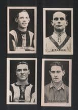 The Champion" 4 early 1922-3  Famous Football Captains trade cards  #494