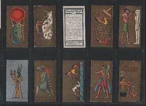 Tobacco cards Ancient Egypt 1928 cigarette cards set