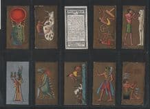 Tobacco cards Ancient Egypt 1928 cigarette cards set