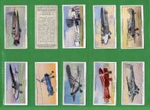 Tobacco cards Cigarette cards Civil Aeroplanes 1935 set