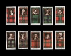 Tobacco cards Cigarette cards Clan Tartans 1927