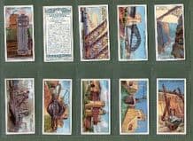 Tobacco cards Cigarette cards Engineering Wonders 1927