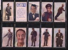 Tobacco cards cigarette Music Hall celebrities 1930