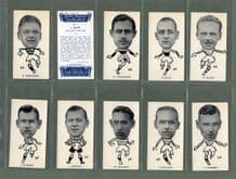 Tobacco cards set Cigarette cards Well-known Footballers 1938 Scottish