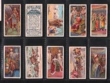 Tobacco cigarette cards English royalty Coronation stories set
