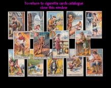 Tobacco Cigarette cards Famous Boys 1924 set