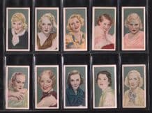 Tobacco Cigarette cards Film Favourites set 1934
