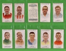 Tobacco cigarette cards Footballers 1934 set of 75