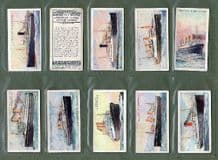 Tobacco cigarette cards Merchant ships of the world