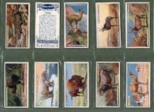 Tobacco cigarette cards Natural History 1924 set