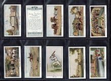 Tobacco cigarette cards Old Sporting Prints set, Boxing ,Horse racing ,Cricket