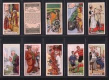 Tobacco Cigarette cards Proverbs artistic set of 25