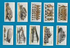 Tobacco Cigarette cards set A Model Army 1932 punch-out style
