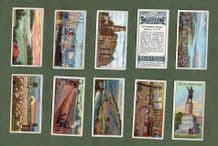 Tobacco cigarette cards set Dominions Australia 1915