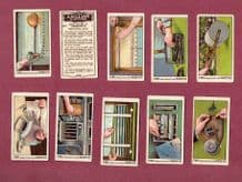 Tobacco Cigarette cards set How to do it 1924, by C.W.S.