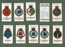 Tobacco cigarette cards set Ships Badges.1925