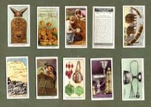 Tobacco cigarette cards set Treasure Trove,The Rosetta Stone,Mount Sinai Bible